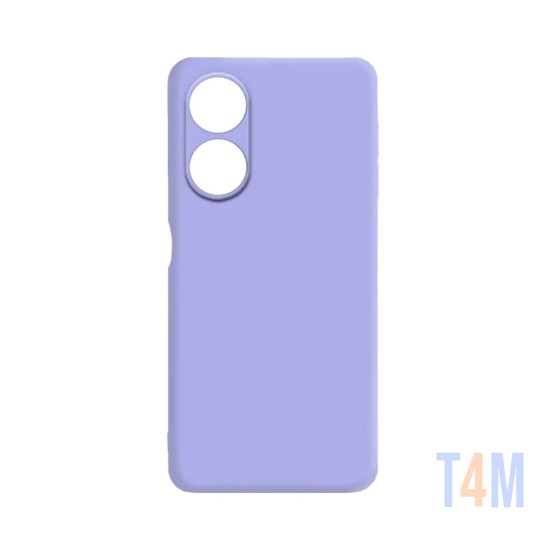 Capa de Silicone com Moldura de Câmera para Oppo A58 5G/A78 5G Roxo